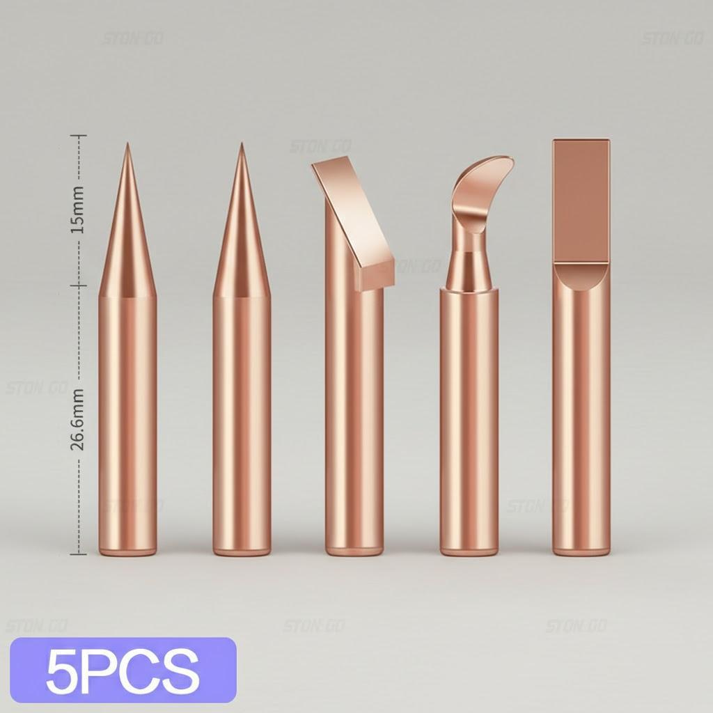 5PCS 10PCS Soldering Iron Tip Pure Copper Soldering Iron Head High Temperature Electric Soldering Iron Tips for Welding Tools
5PCS 10PCS Soldering Iron Tip Pure Copper Soldering Iron Head High Temperature Electric Soldering Iron Tips for Welding Tools