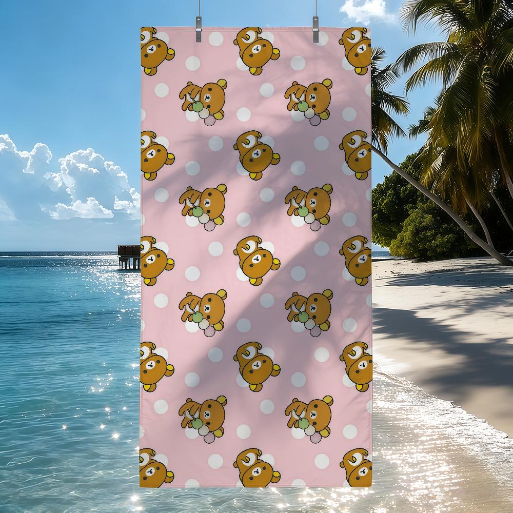 Cartoon R-Rilakkuma cute kawaii Towel Quick Drying Beach Towels Are Suitable For Swimming Pools Camping Yoga And The Gym W30*H60(CM)
Cartoon R-Rilakkuma cute kawaii Towel Quick Drying Beach Towels Are Suitable For Swimming Pools Camping Yoga And The Gym W30*H60(CM)