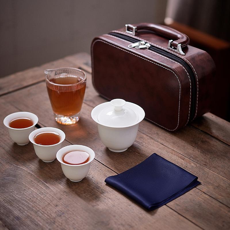 Дорожный чайный набор из нефрита суйского типа Куайке Одна чашка Три чашки Портативный для улицы Деловые подарки
Дорожный чайный набор из нефрита суйского типа Куайке Одна чашка Три чашки Портативный для улицы Деловые подарки