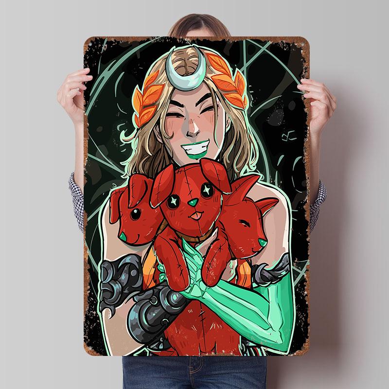 Hades Game Fanart Melinoe With Cerberus Metal Poster Customized Wall Art Retro Vintage Tinplate Signs for Bar Accessories Decor 7.9x11.8In(20x30cm)
Hades Game Fanart Melinoe With Cerberus Metal Poster Customized Wall Art Retro Vintage Tinplate Signs for Bar Accessories Decor 7.9x11.8In(20x30cm)