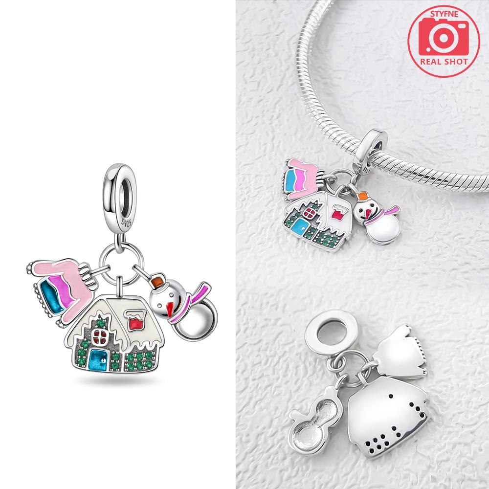 Authentic Original Charm Bead Components Copper Metal Christmas Sweater Christmas Tree Snowflake Pendant Bead Component Set of Three Pieces Bead
Authentic Original Charm Bead Components Copper Metal Christmas Sweater Christmas Tree Snowflake Pendant Bead Component Set of Three Pieces Bead