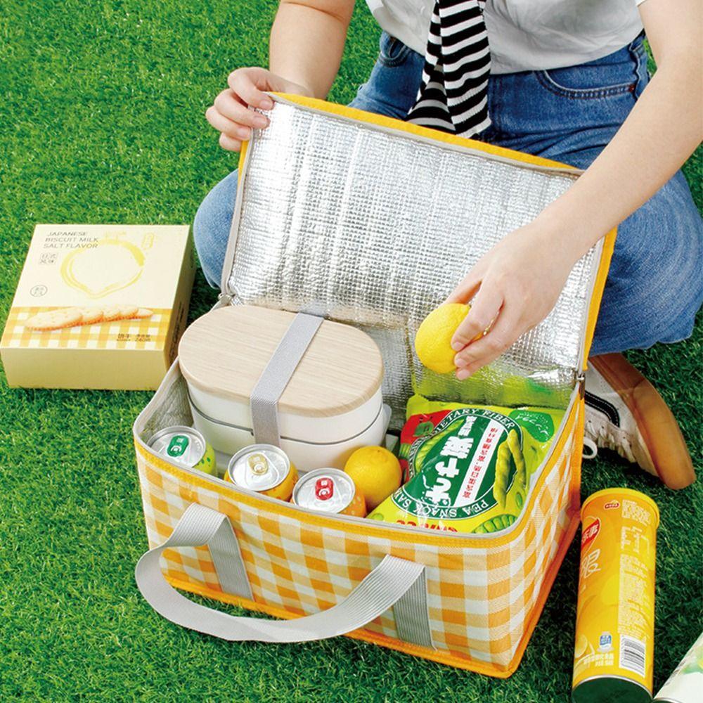 Plaid Camping Food Storage Bag Spring Day Picnic Bag Thermal Insulated Cooler Box Food Hand Bags S
Plaid Camping Food Storage Bag Spring Day Picnic Bag Thermal Insulated Cooler Box Food Hand Bags S