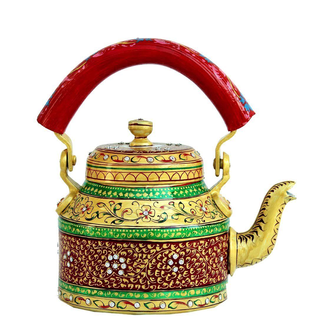 Дизайнерский алюминиевый чайник с ручной росписью для чая/кофе, домашнего декора и подарков. Вместимость 1 8 x 5 x 8 in
Дизайнерский алюминиевый чайник с ручной росписью для чая/кофе, домашнего декора и подарков. Вместимость 1 8 x 5 x 8 in