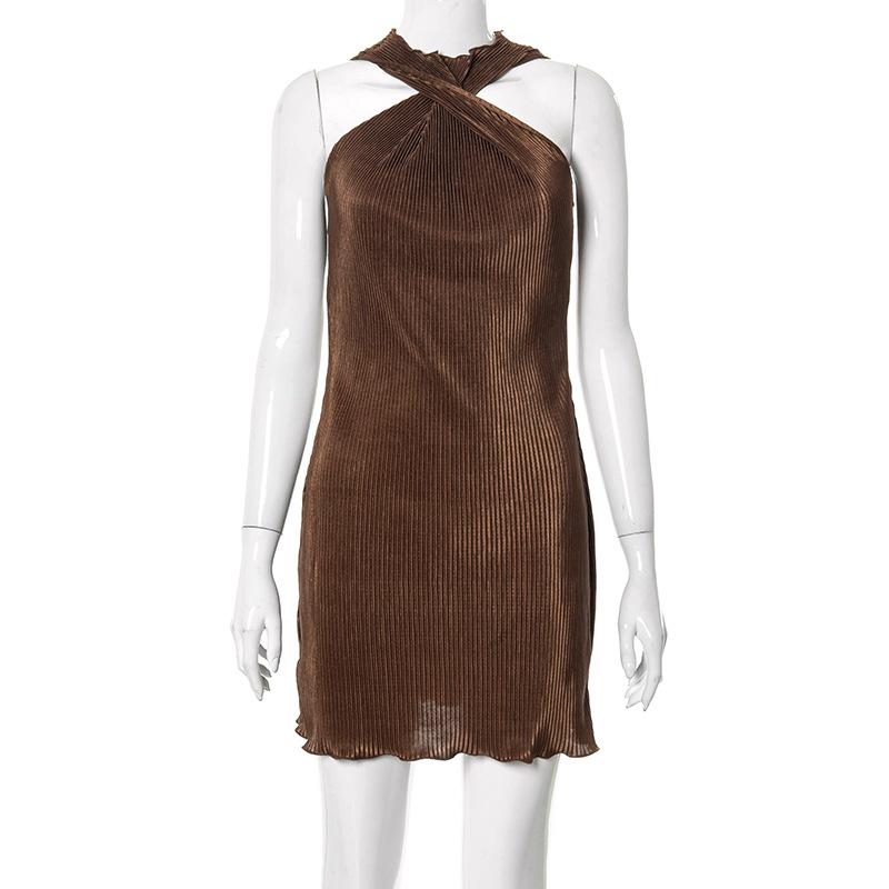 QICED Женское летнее модное платье без рукавов с деревянным краем уха и крест-нависающим вырезом L
QICED Женское летнее модное платье без рукавов с деревянным краем уха и крест-нависающим вырезом L