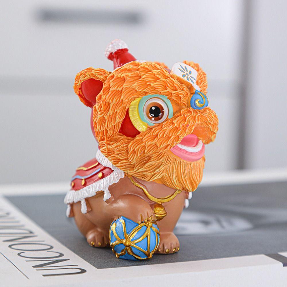Resin Animal Statue Chinese Style Miniatures Figurine Sculpture Lion Ornament Cabinet Style 4
Resin Animal Statue Chinese Style Miniatures Figurine Sculpture Lion Ornament Cabinet Style 4
