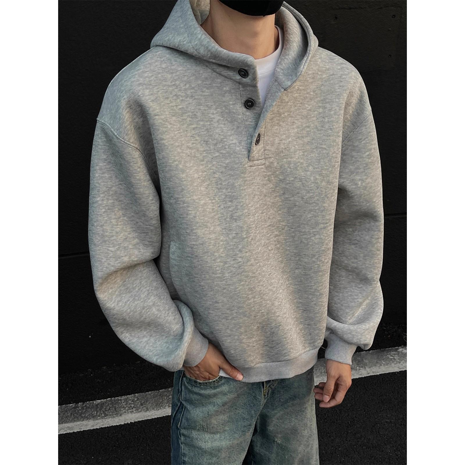 American Heavy Half-button Hooded Sweater Men s Trendy Brand High Street Design Sense Spring and Autumn Sports Versatile Couple Jacket 3XL світло-сірого кольору
American Heavy Half-button Hooded Sweater Men s Trendy Brand High Street Design Sense Spring and Autumn Sports Versatile Couple Jacket 3XL світло-сірого кольору