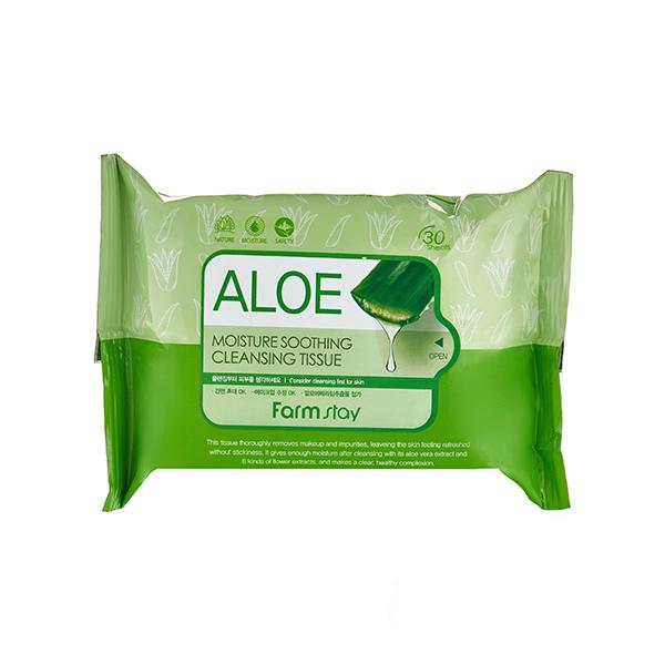 Очищающие увлажняющие салфетки с экстрактом алоэ FarmStay Aloe Moisture Soothing Cleansing Tissue 30шт
Очищающие увлажняющие салфетки с экстрактом алоэ FarmStay Aloe Moisture Soothing Cleansing Tissue 30шт