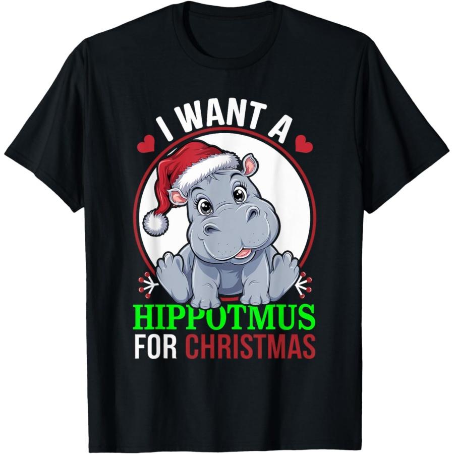 I Want A Hippopotamus For Christmas Cute Christmas Costume T-Shirt XXXXXL чёрный
I Want A Hippopotamus For Christmas Cute Christmas Costume T-Shirt XXXXXL чёрный