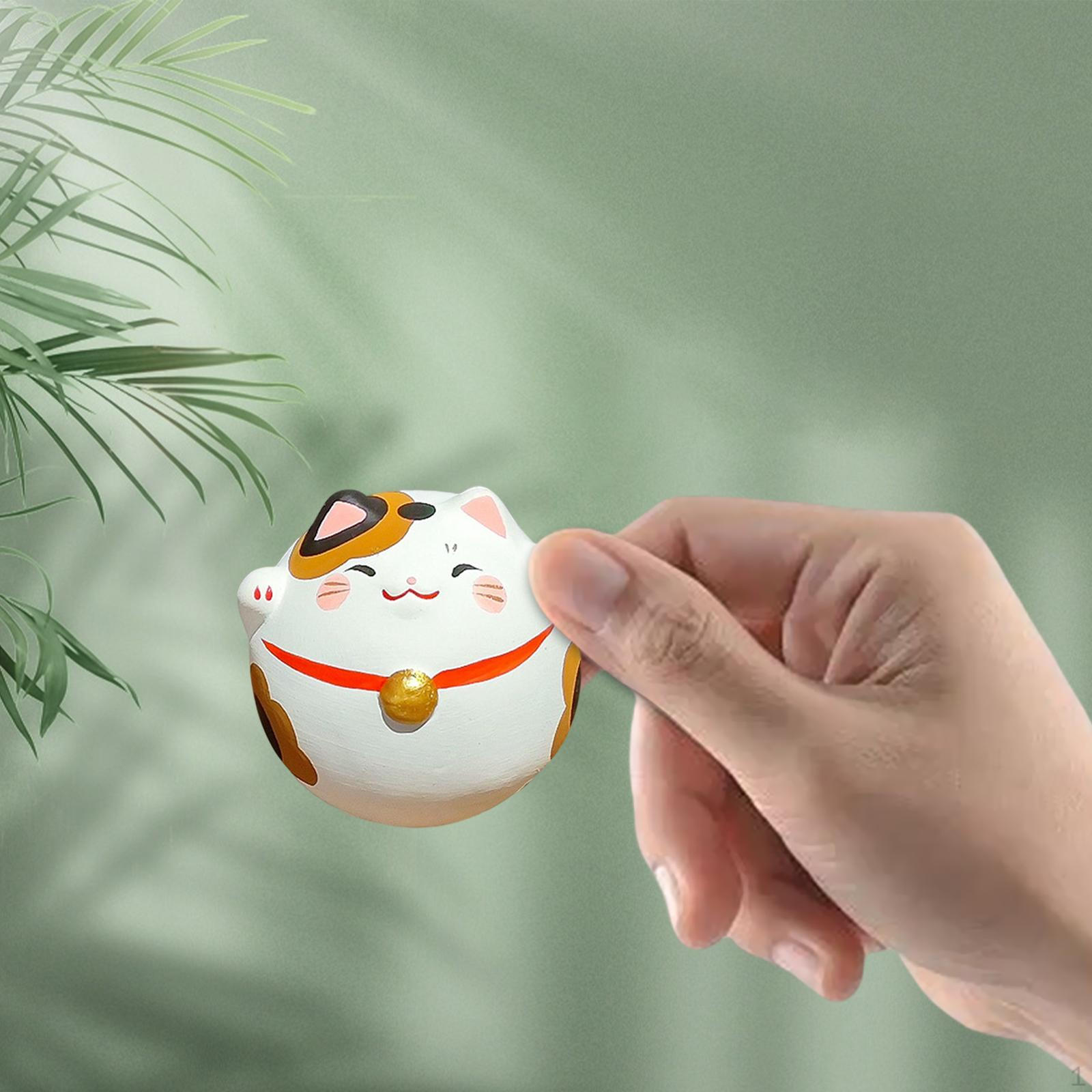 Creative Ceramic Cat Statue Figurines Desktop Toys Mini Tumbler Toy Kitten Figure for Bookshelf
Creative Ceramic Cat Statue Figurines Desktop Toys Mini Tumbler Toy Kitten Figure for Bookshelf
