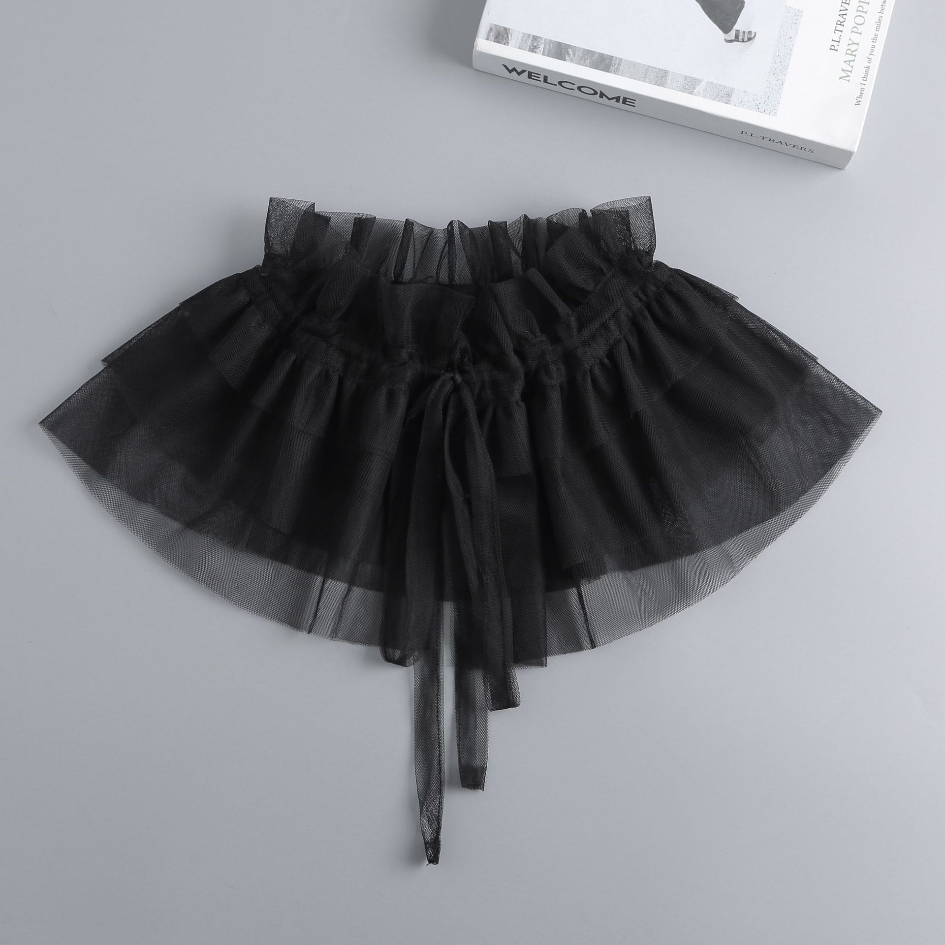 Кружевная накидка со шнуровкой и шалью, универсальный свитер, универсальный фальшивый воротник
Кружевная накидка со шнуровкой и шалью, универсальный свитер, универсальный фальшивый воротник