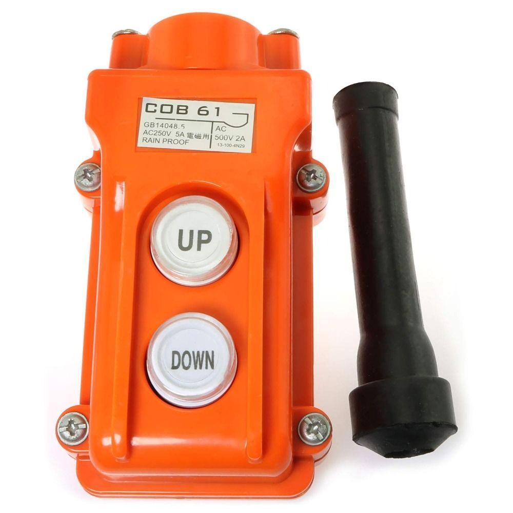 Metal Hoist Pushbutton Switch Orange Control Switch Durable Waterproof Driving Button Electrician
Metal Hoist Pushbutton Switch Orange Control Switch Durable Waterproof Driving Button Electrician