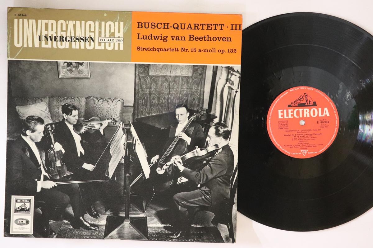 LP Record BUSCH QUARTET Beethoven Streichquartett Nr. 15 A E80969 ELECTROLA Germany Classical Used
LP Record BUSCH QUARTET Beethoven Streichquartett Nr. 15 A E80969 ELECTROLA Germany Classical Used