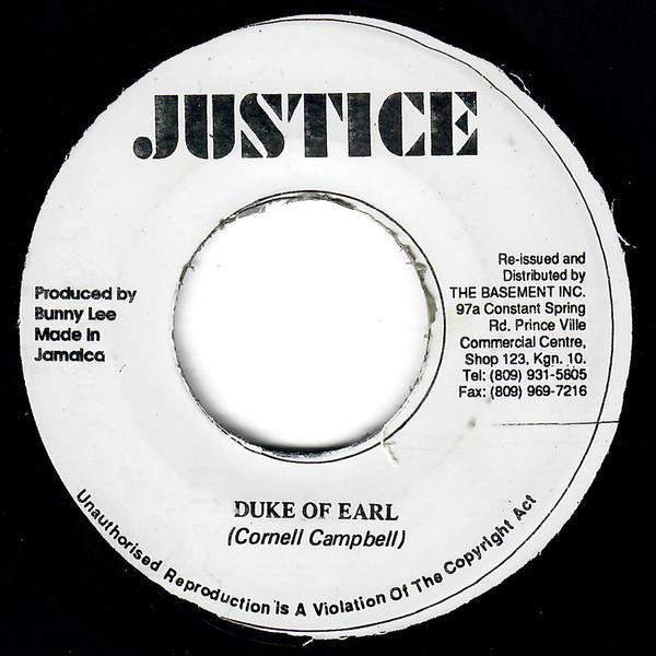 7-дюймовая пластинка CORNELL CAMPBELL - Duke Of Earl NONE Justice Jamaica Reggae, Ska & Dub Used
7-дюймовая пластинка CORNELL CAMPBELL - Duke Of Earl NONE Justice Jamaica Reggae, Ska & Dub Used