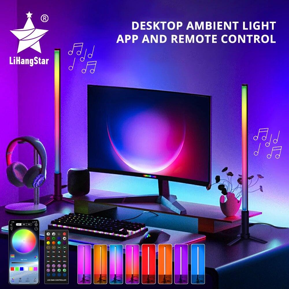 Светодиодная панель RGB Пикап Ритм Ночник Музыка Приложение Bluetooth Дистанционное управление Прикроватный настольный компьютер Игровой телевизор Атмосфера Свет
Светодиодная панель RGB Пикап Ритм Ночник Музыка Приложение Bluetooth Дистанционное управление Прикроватный настольный компьютер Игровой телевизор Атмосфера Свет
