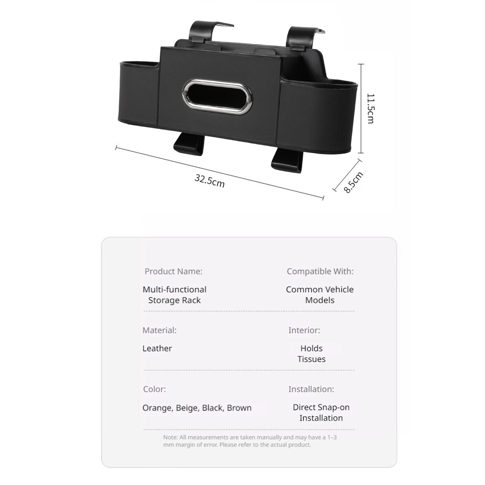 Car Seat Organizer with Tissue & Cup Holder Multifunctional Car Interior Storage Box With Hook for Tissue Snacks Drinks Phone чорний
Car Seat Organizer with Tissue & Cup Holder Multifunctional Car Interior Storage Box With Hook for Tissue Snacks Drinks Phone чорний