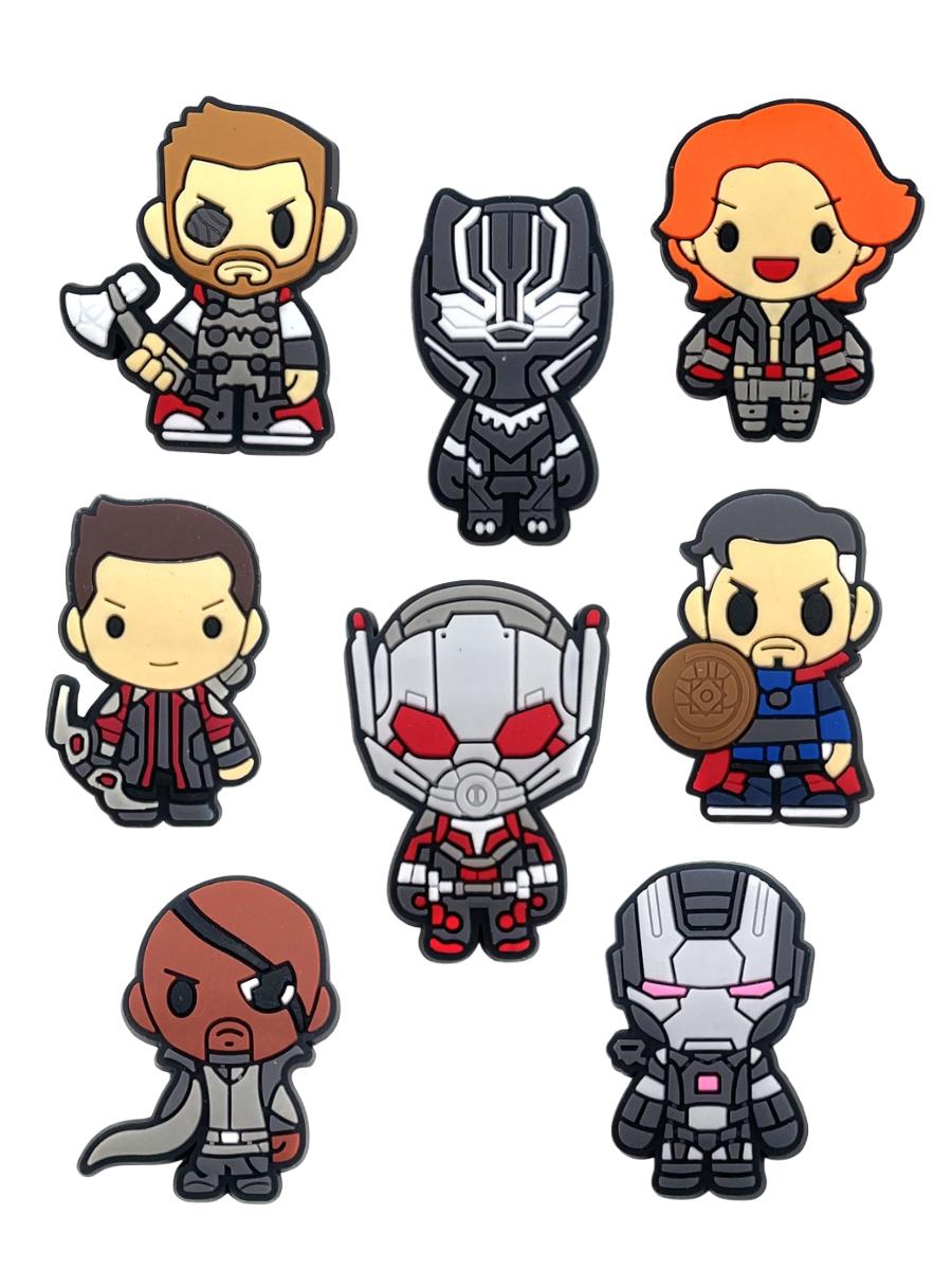 Джибитсы Марвел Marvel 8 шт аксессуары крокс украшение різнокольоровий
Джибитсы Марвел Marvel 8 шт аксессуары крокс украшение різнокольоровий