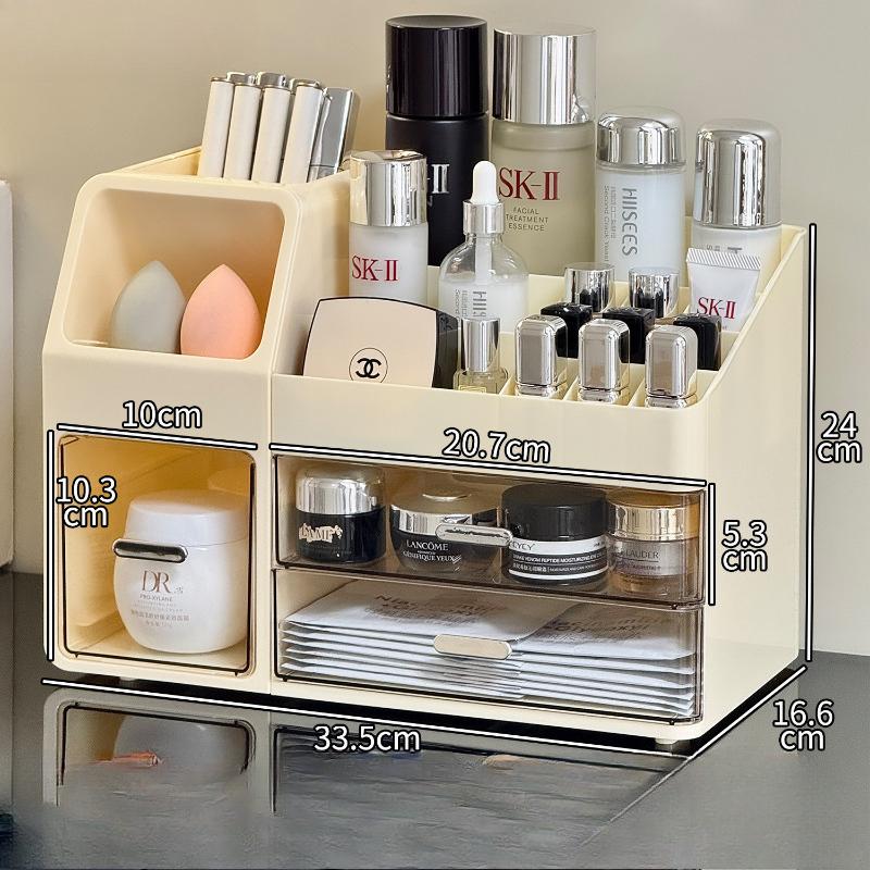 Large Capacity Acrylic Makeup Organizer With Drawers For Cosmetics Skincare Lipstick And Brush Storage Desktop Vanity Box
Large Capacity Acrylic Makeup Organizer With Drawers For Cosmetics Skincare Lipstick And Brush Storage Desktop Vanity Box