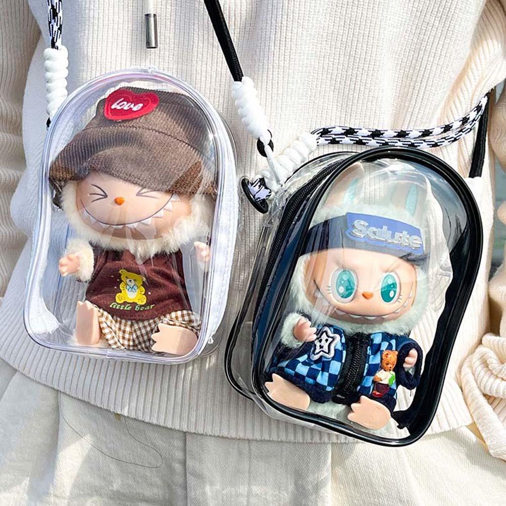 Transparent Labubu Doll Display Box With Keychain Mini Doll Outdoor Pouch Girls Gifts A-Pink Rope No Doll
Transparent Labubu Doll Display Box With Keychain Mini Doll Outdoor Pouch Girls Gifts A-Pink Rope No Doll