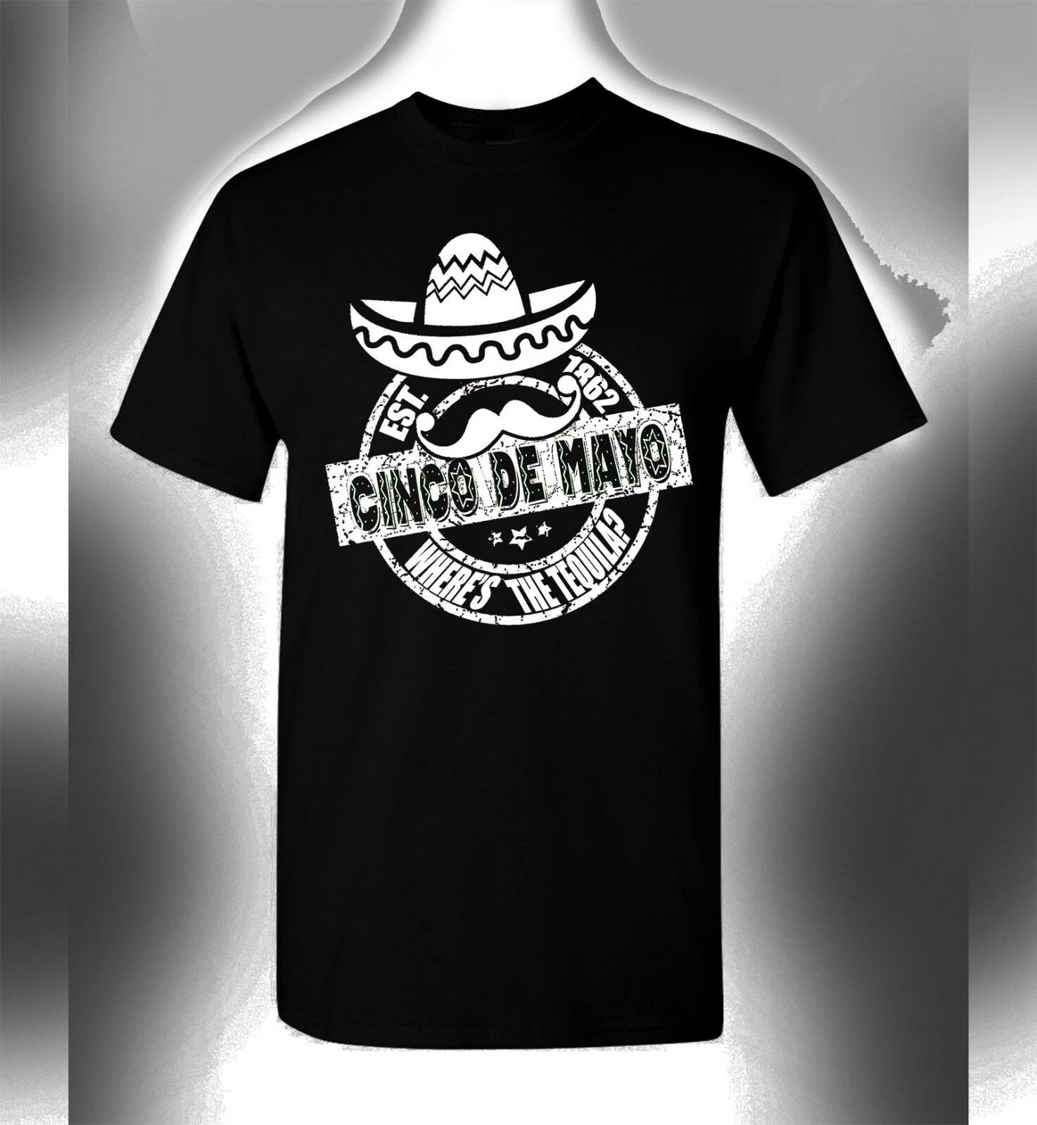 Cinco De Mayo 100% Cotton T-shirt Mens Tees Top Where s The Tequila Funny Drinking Tee Unisex 4XL
Cinco De Mayo 100% Cotton T-shirt Mens Tees Top Where s The Tequila Funny Drinking Tee Unisex 4XL