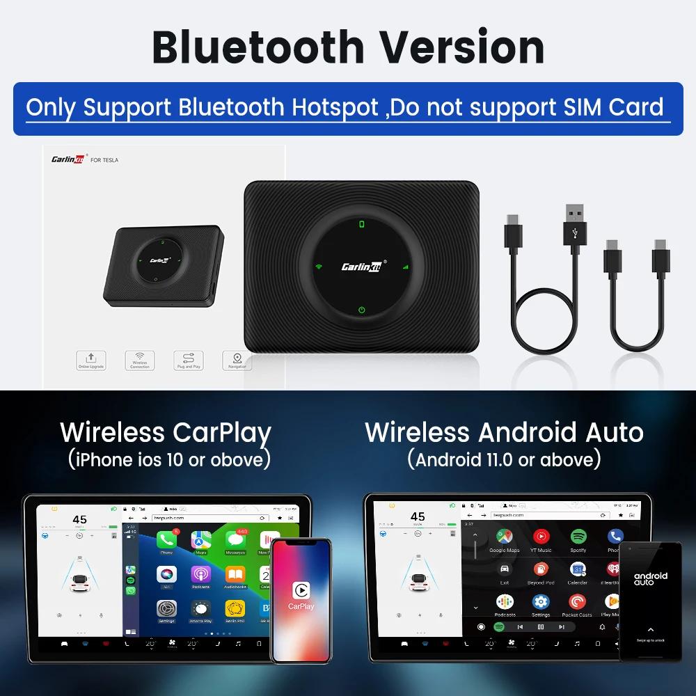 CarlinKit USB Adapter Wireless Android Auto CarPlay 2-In-1 Smart Box For Tesla Model 3 Model Y 2.4G&5Ghz WiFi BLE Auto Connect Official Genuine
CarlinKit USB Adapter Wireless Android Auto CarPlay 2-In-1 Smart Box For Tesla Model 3 Model Y 2.4G&5Ghz WiFi BLE Auto Connect Official Genuine