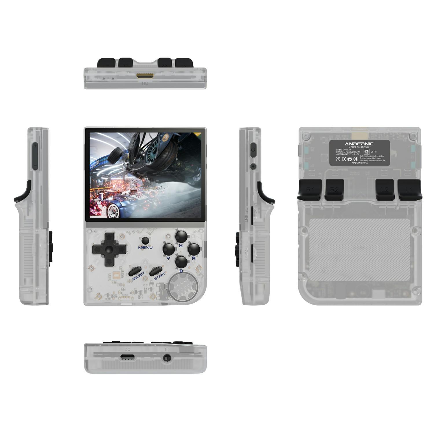 AMPOWN RG35XX+ Upgraded 32G Open Source Handheld Game Console Classic Retro Arcade Gaming Machine Transparent White
AMPOWN RG35XX+ Upgraded 32G Open Source Handheld Game Console Classic Retro Arcade Gaming Machine Transparent White