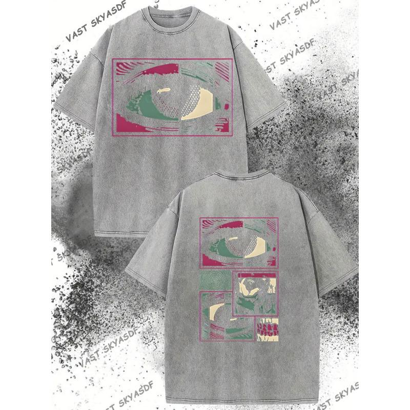 European Size Men S Heavyweight Washed Distressed Double-Sided Print Street Style Top. This Loose-Fitting Round Neck Short Sleeve Casual Shirt 5XL сірий
European Size Men S Heavyweight Washed Distressed Double-Sided Print Street Style Top. This Loose-Fitting Round Neck Short Sleeve Casual Shirt 5XL сірий