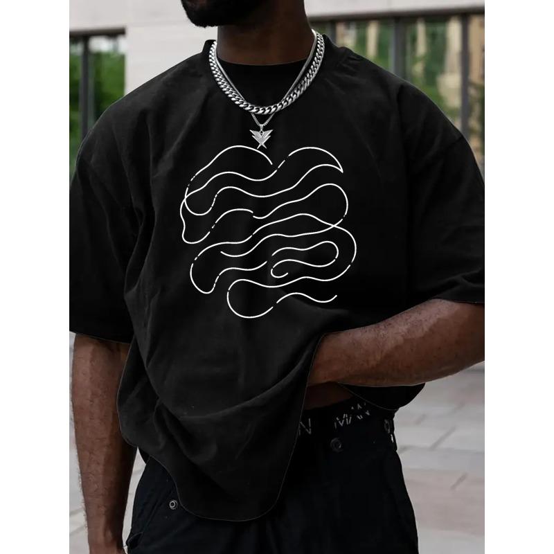 European Size Men s Short Sleeve T-Shirt -Breathable Casual Round Neck Top with Creative Abstract Print,Lightweight Summer Tee for Outdoor Activities 4XL чорний
European Size Men s Short Sleeve T-Shirt -Breathable Casual Round Neck Top with Creative Abstract Print,Lightweight Summer Tee for Outdoor Activities 4XL чорний