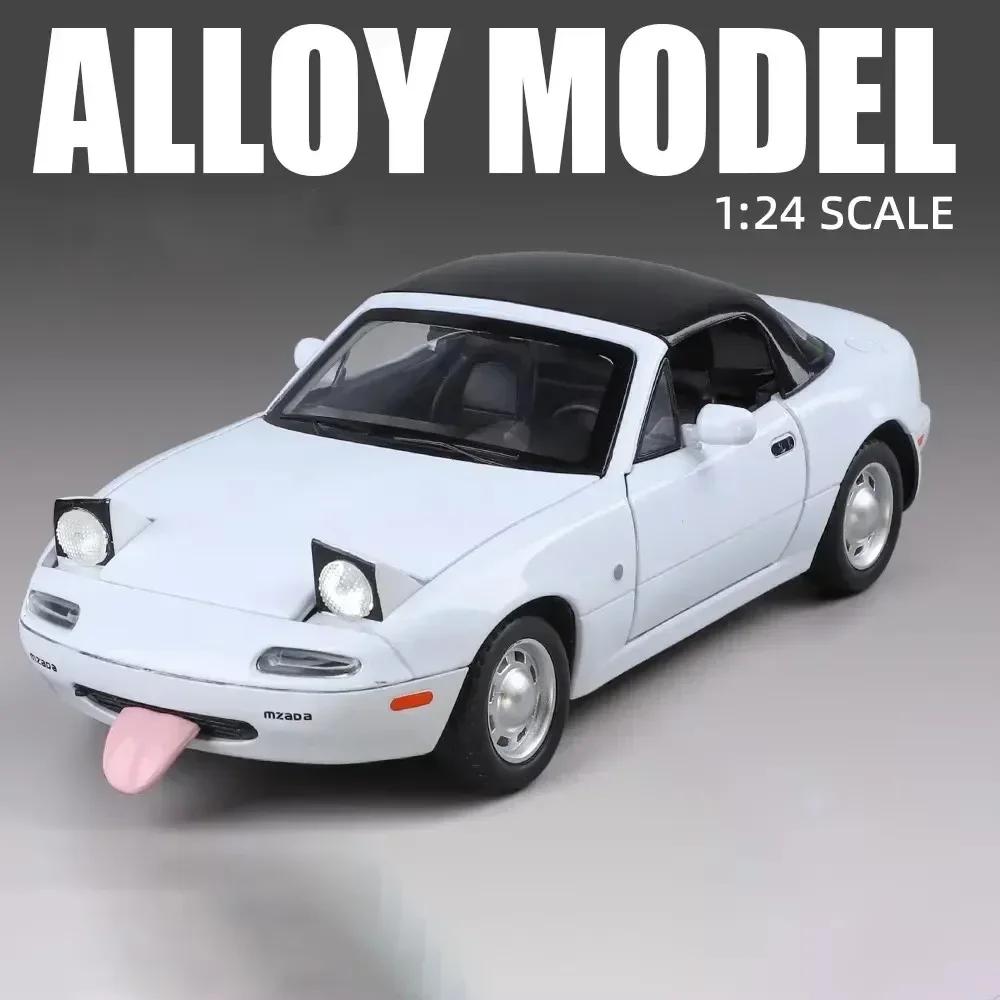 1:24 іграшкові машинки MX-5, металеві литі моделі зі світлом і звуком, мініатюрний транспортний засіб, модель машинки з керованими колесами для дітей та дорослих, подарунки білий
1:24 іграшкові машинки MX-5, металеві литі моделі зі світлом і звуком, мініатюрний транспортний засіб, модель машинки з керованими колесами для дітей та дорослих, подарунки білий