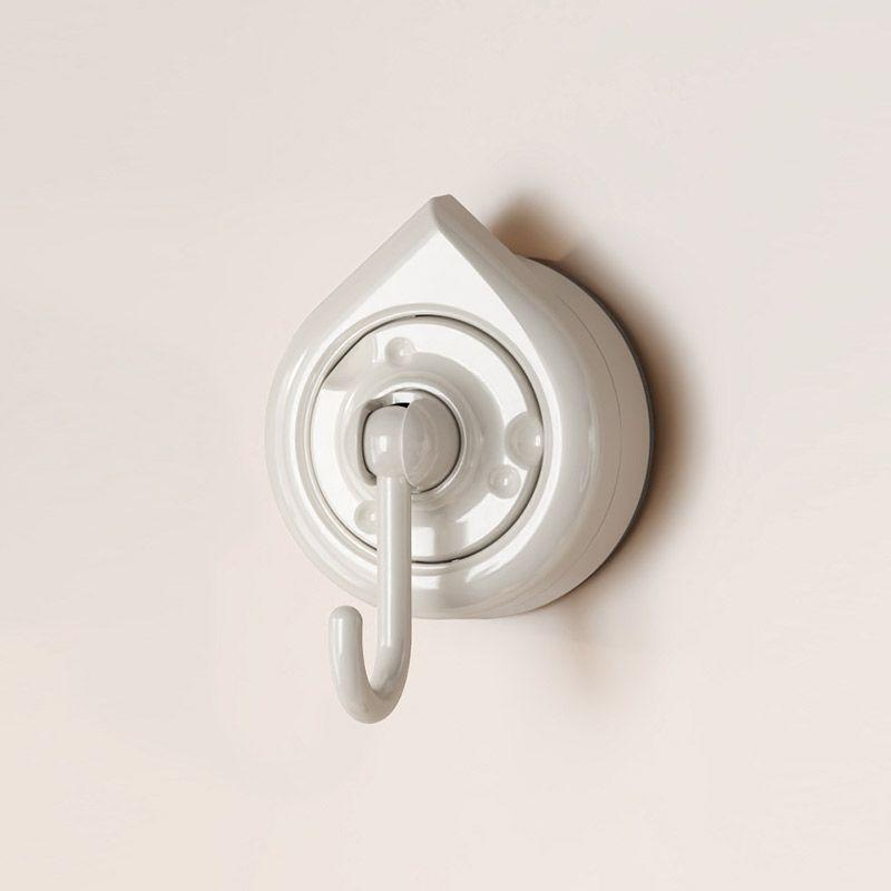 Вращающийся универсальный крючок с присоской, многофункциональный, для хранения вещей в прихожей, для ванной комнаты, настенный, с прочным подшипником, не оставляющий следов, липкий крючок белый