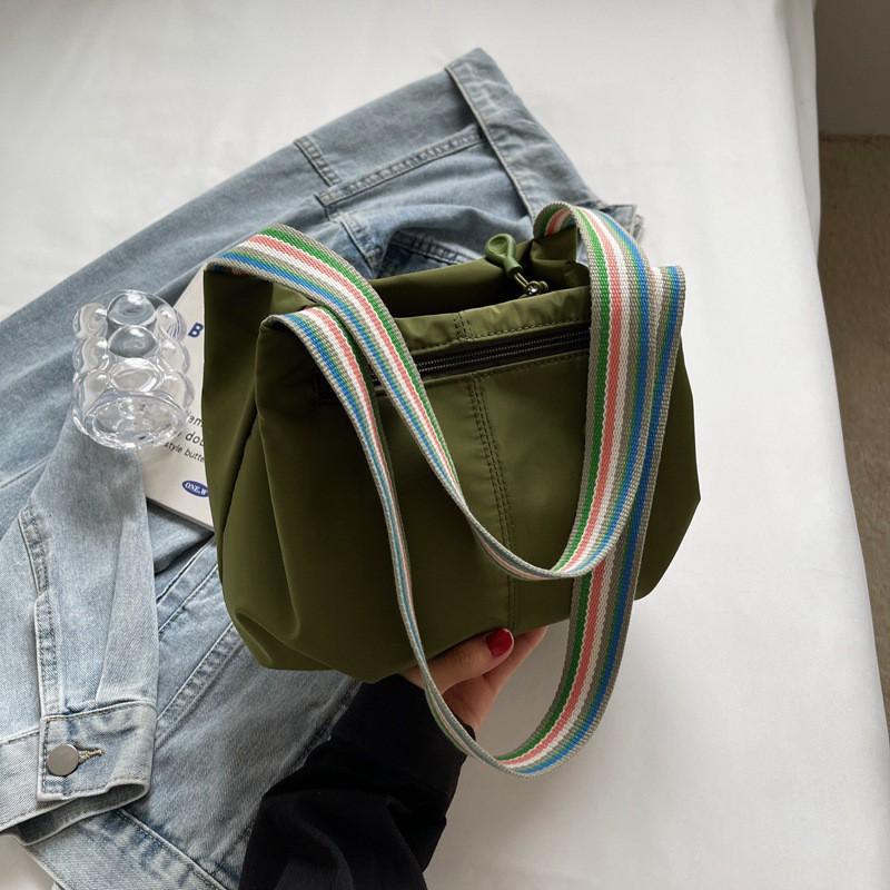 New Nylon Cloth Bag Simple Solid Color Korean Large-capacity Shoulder Casual All-matching Cross-border Backpack Trendy
New Nylon Cloth Bag Simple Solid Color Korean Large-capacity Shoulder Casual All-matching Cross-border Backpack Trendy