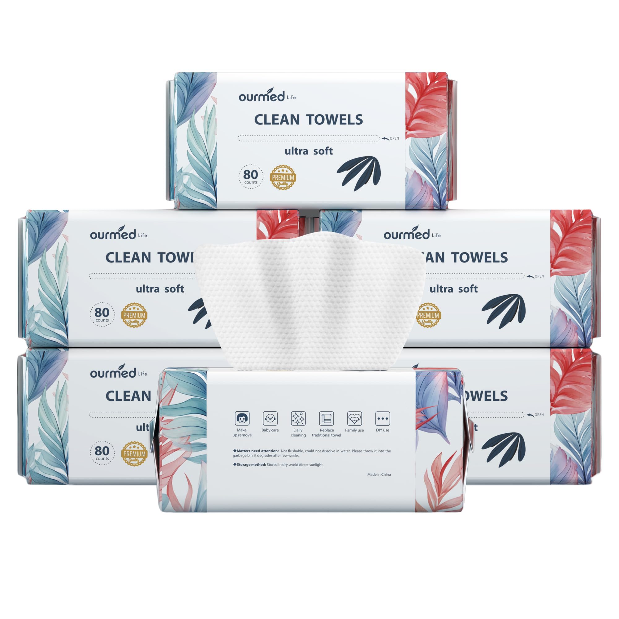 Ourmed Life Extra Thick 480 Pieces очищающие полотенца штук x 6 Влажные и сухие полотенца для лица Одноразовые полотенца для лица Одноразовые полотенца для чувствительной кожи
Ourmed Life Extra Thick 480 Pieces очищающие полотенца штук x 6 Влажные и сухие полотенца для лица Одноразовые полотенца для лица Одноразовые полотенца для чувствительной кожи