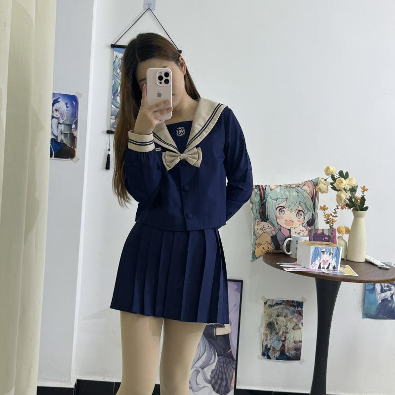 Костюм морячки JK Sakura Dream Twin Stars: Костюм для выпускного и выступлений средней длины в академическом стиле для женщин XL
Костюм морячки JK Sakura Dream Twin Stars: Костюм для выпускного и выступлений средней длины в академическом стиле для женщин XL