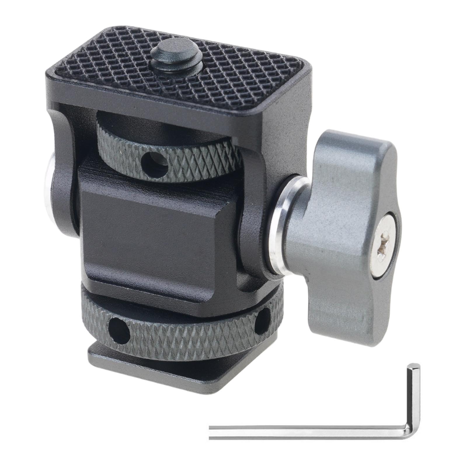 1/4inch Camera Monitors Support Bracket Holder with Cold Shoe Mount 360 Rotatable 180 Tiltable Adjustable Damping серый
1/4inch Camera Monitors Support Bracket Holder with Cold Shoe Mount 360 Rotatable 180 Tiltable Adjustable Damping серый