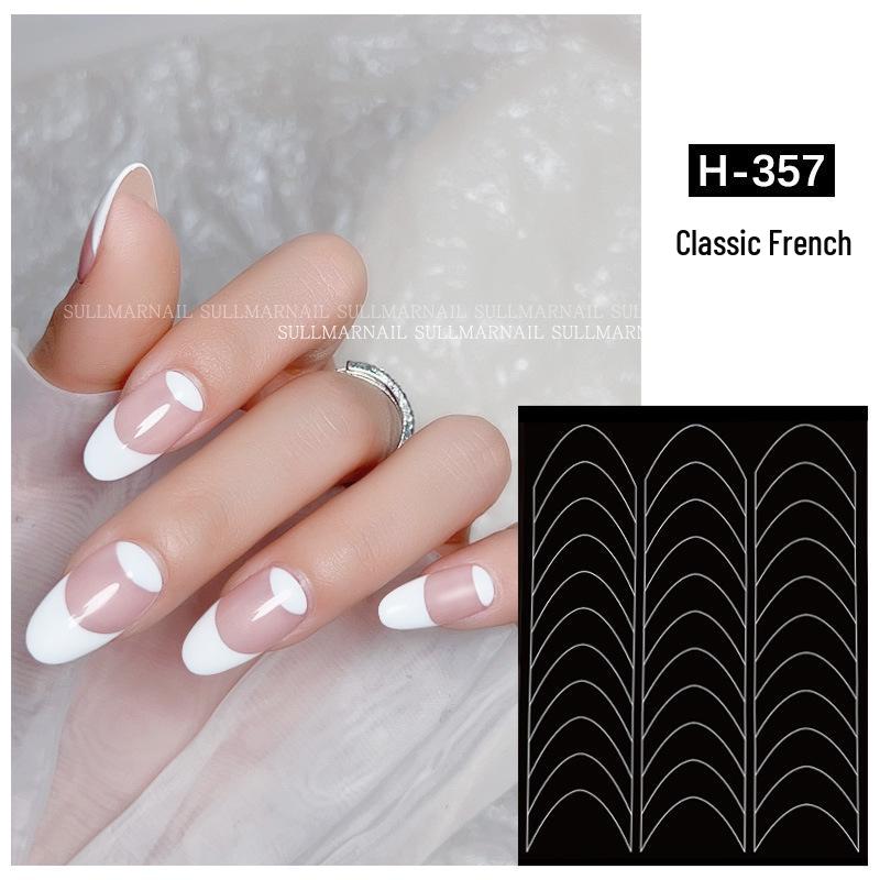 Полые французские V-образные наклейки для нейл-арта двойного назначения с плоским арочным дизайном
Полые французские V-образные наклейки для нейл-арта двойного назначения с плоским арочным дизайном