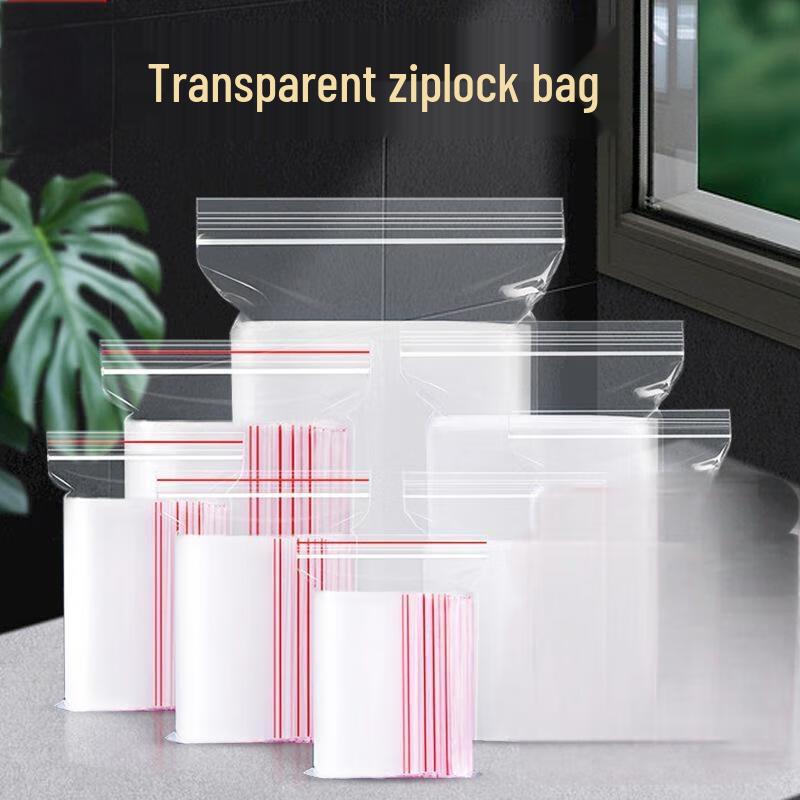 Resealable Clear Plastic Bags with Red Edge
Resealable Clear Plastic Bags with Red Edge