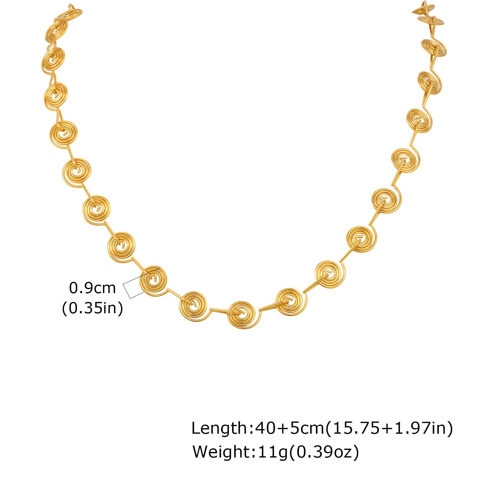 Multi Thread Stainless Steel Geometric Women s Necklace Charm Gold Plated Exquisite Necklace Waterproof Jewelry Gift Birthday
Multi Thread Stainless Steel Geometric Women s Necklace Charm Gold Plated Exquisite Necklace Waterproof Jewelry Gift Birthday