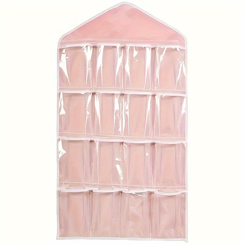 Space-Saving Transparent Hanging Wardrobe Organizer, Multi-Pocket Mesh Storage Bag for Underwear, Socks & Accessories рожевий
Space-Saving Transparent Hanging Wardrobe Organizer, Multi-Pocket Mesh Storage Bag for Underwear, Socks & Accessories рожевий