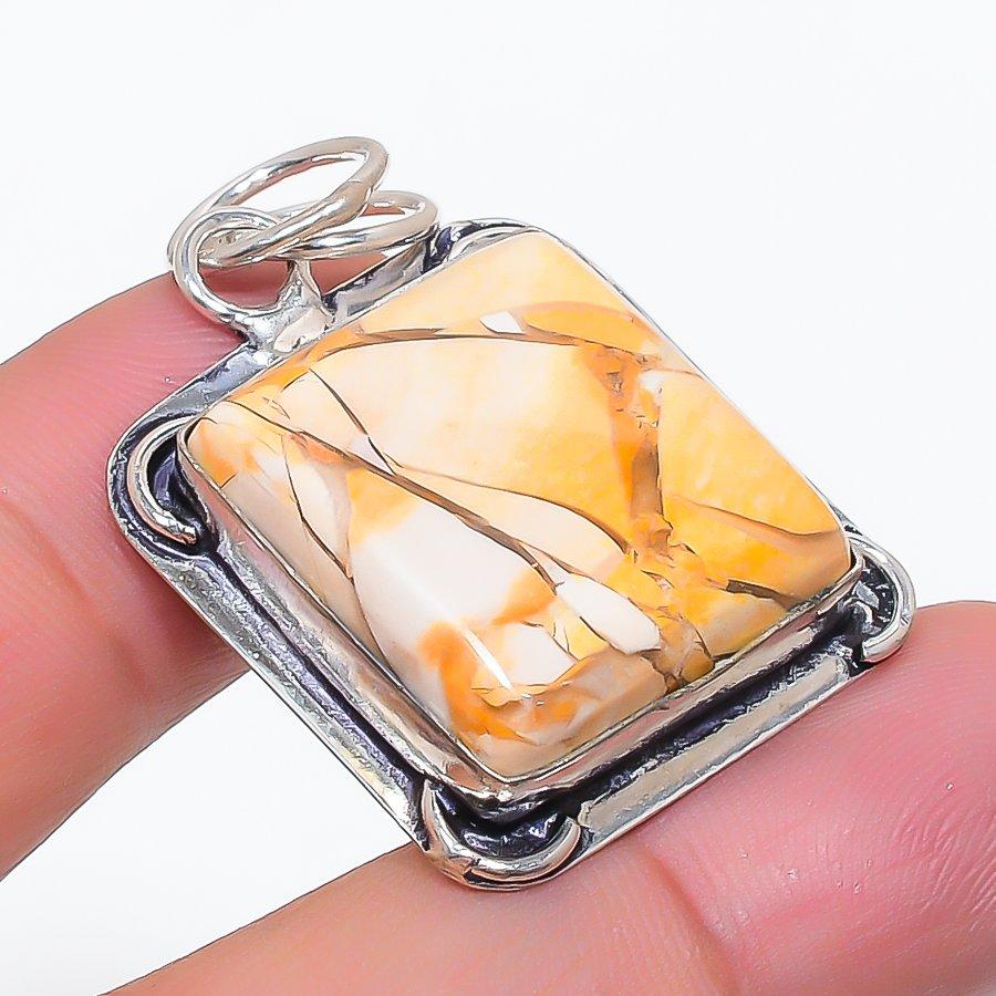 Натуральный брекчированный мукаит серебро 925 пробы ювелирный кулон 1,65 B4R41
Натуральный брекчированный мукаит серебро 925 пробы ювелирный кулон 1,65 B4R41