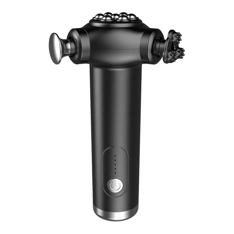 Multi functional high-frequency electric three head fascia gun with extended handle, hot compress fitness relaxation massager чёрный
Multi functional high-frequency electric three head fascia gun with extended handle, hot compress fitness relaxation massager чёрный