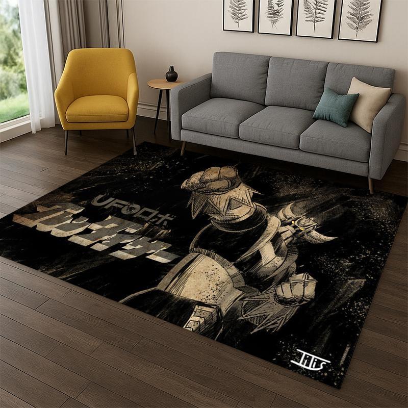 Retro Cartoon UFO Robot Grendizer Anime Carpet Rug for Bedroom Living Room Sofa Doormat Home Decor,Kid Game Area Rug Non-slip 40x60cm
Retro Cartoon UFO Robot Grendizer Anime Carpet Rug for Bedroom Living Room Sofa Doormat Home Decor,Kid Game Area Rug Non-slip 40x60cm