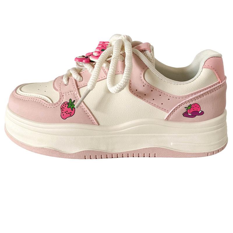 FY-106 strawberry bear accessories platform white shoes women s shoes 2025 spring new leather round head flat baseplate shoes 40
FY-106 strawberry bear accessories platform white shoes women s shoes 2025 spring new leather round head flat baseplate shoes 40