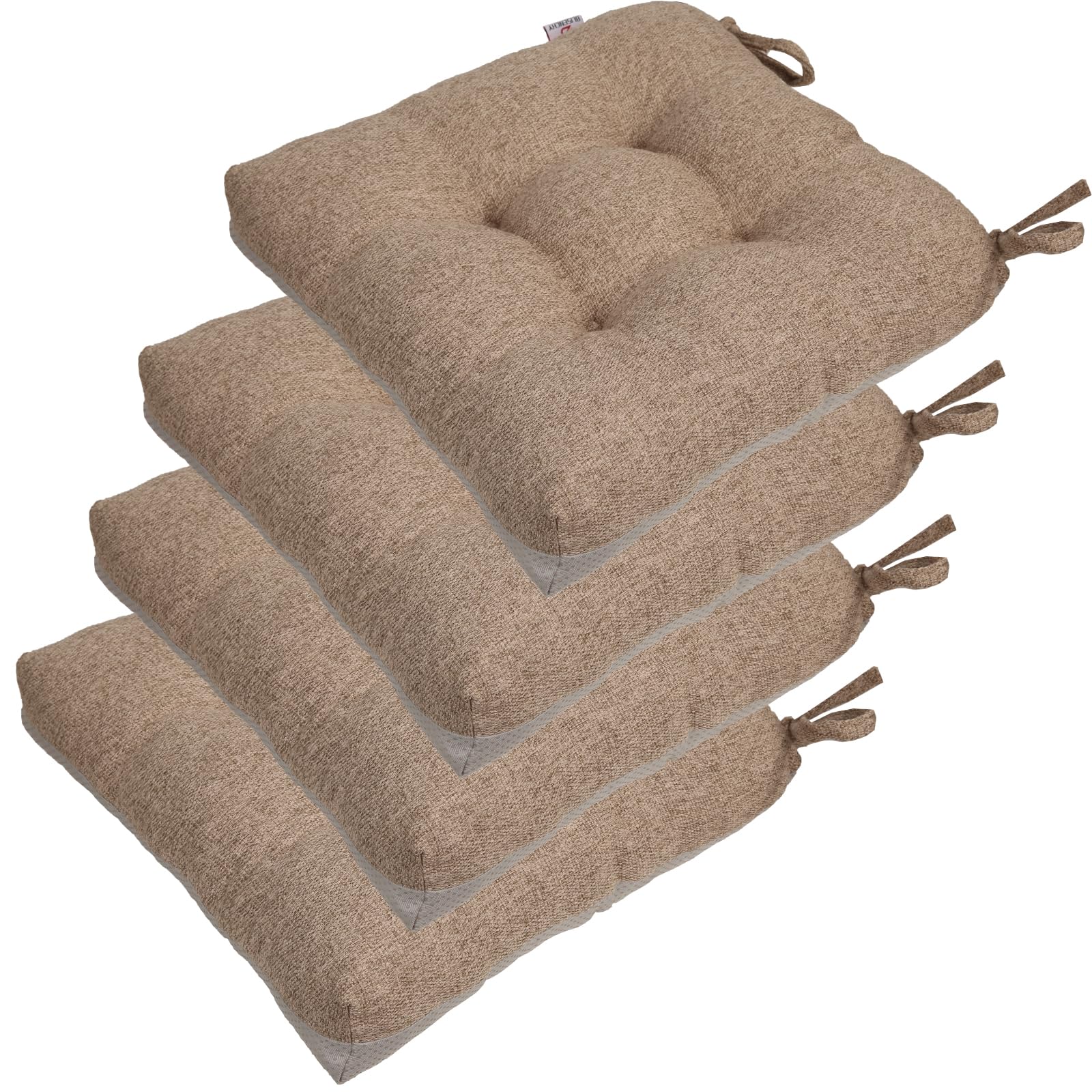 BLISENCHY Non-Slip Dining Chair Cushions, Set of 4, 40cm x 39cm x 8cm, Tie-Tucked Kitchen Seat Pads - Comfortable and Soft (Natural Linen)
BLISENCHY Non-Slip Dining Chair Cushions, Set of 4, 40cm x 39cm x 8cm, Tie-Tucked Kitchen Seat Pads - Comfortable and Soft (Natural Linen)