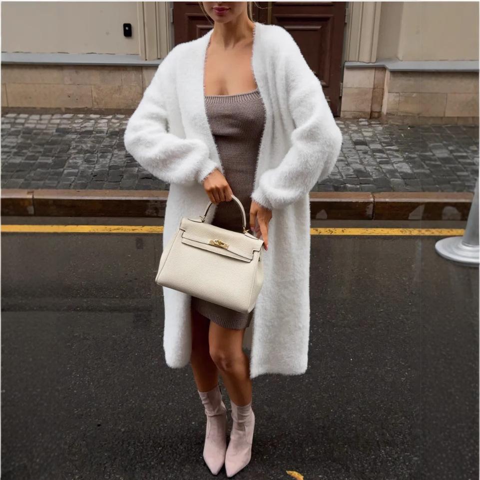 Зимняя мягкая вязаная куртка-свитер, кардиган для женщин XL белый
Зимняя мягкая вязаная куртка-свитер, кардиган для женщин XL белый