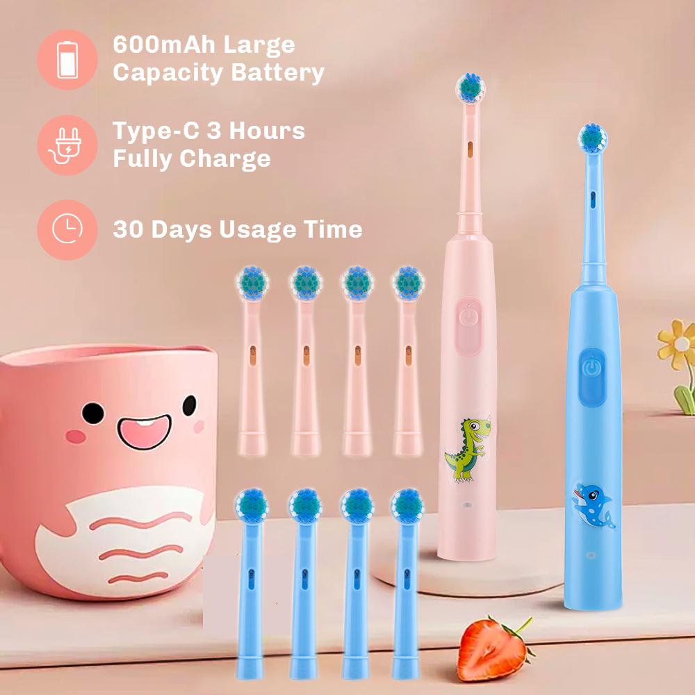 Children Sonic Electric Toothbrush Waterproof Colorful Cartoon Rotating Toothbrush For Kid Soft Bristle With Tooth Brush Heads синий
Children Sonic Electric Toothbrush Waterproof Colorful Cartoon Rotating Toothbrush For Kid Soft Bristle With Tooth Brush Heads синий