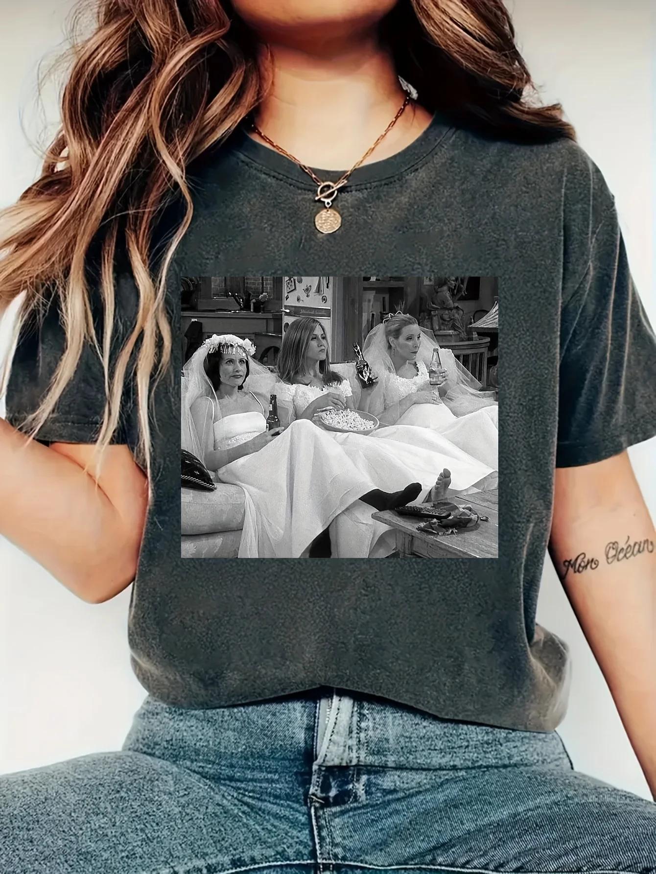 Monica Geller Rachel Green Phoebe Buffay Printed Tshirt Short Sleeved Round Neck Top Summer Unisexs Womens Clothing S
Monica Geller Rachel Green Phoebe Buffay Printed Tshirt Short Sleeved Round Neck Top Summer Unisexs Womens Clothing S