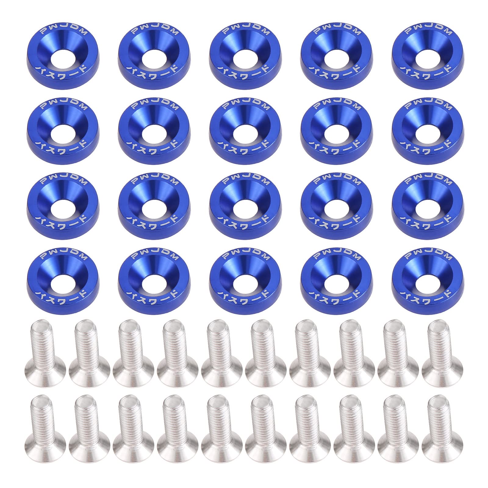 20pcs Fender Washer Bolt Number Bolt License Plate Bumper Washer Screw M6 Bolt Decorative Gasket Bolt Blue
20pcs Fender Washer Bolt Number Bolt License Plate Bumper Washer Screw M6 Bolt Decorative Gasket Bolt Blue