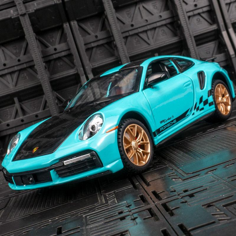 Jianyuan 2404A Модель суперкара Porsche 911 Turbo S из сплава с инерционным механизмом, звуковыми и световыми эффектами.
Jianyuan 2404A Модель суперкара Porsche 911 Turbo S из сплава с инерционным механизмом, звуковыми и световыми эффектами.