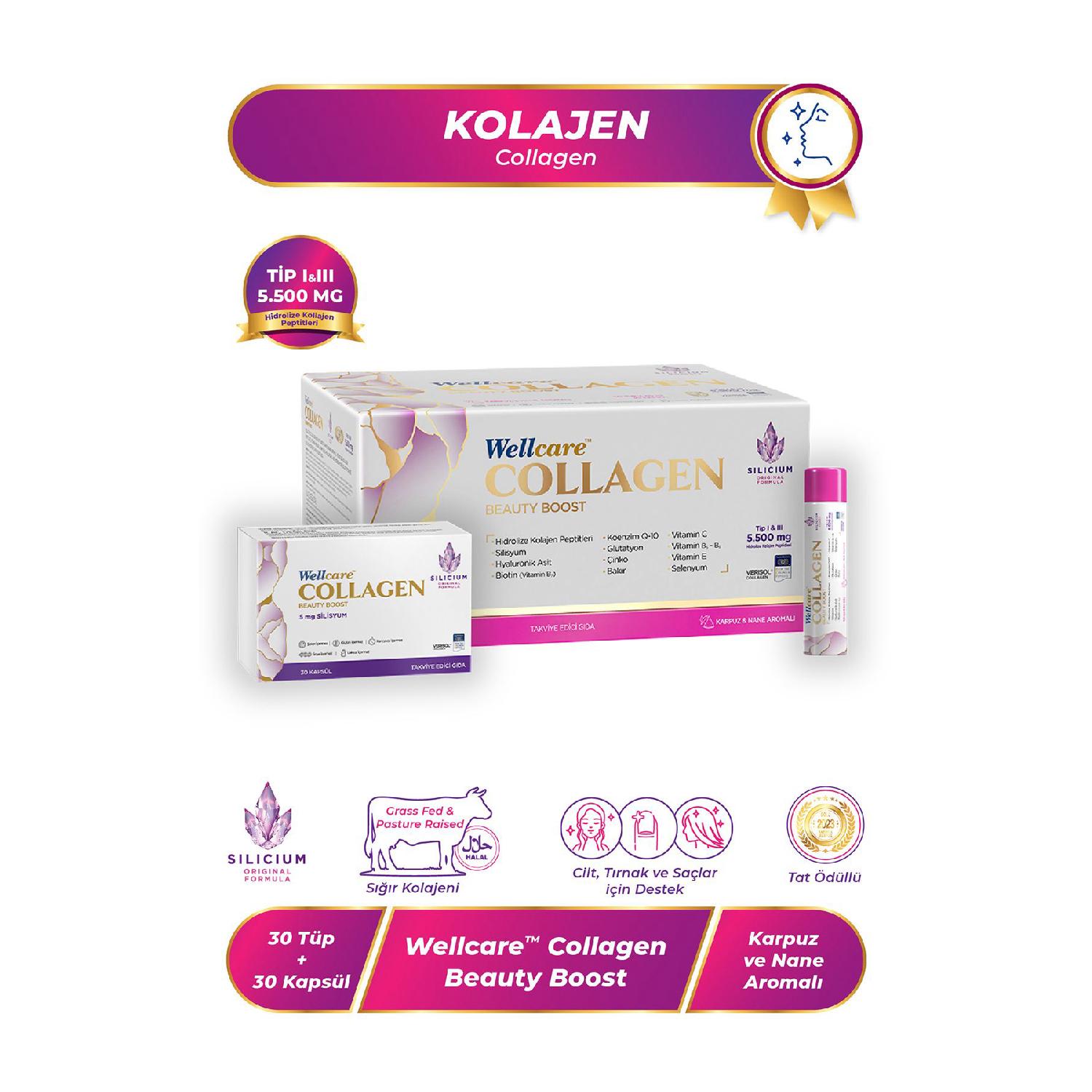 Collagen Beauty Boost Liquid Watermelon Watermelon 5.500 Mg - 30 Liquid Tube 30 Capsules
Collagen Beauty Boost Liquid Watermelon Watermelon 5.500 Mg - 30 Liquid Tube 30 Capsules