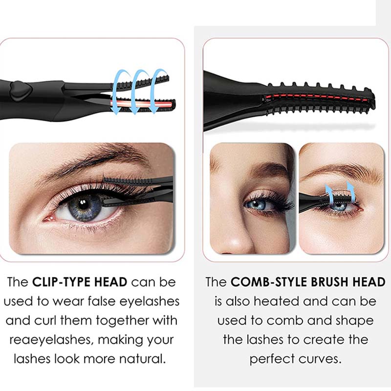 Rechargeable Portable Painless Quick Natural Curling Electric Eyelash Curler Mini Makeup Push Button Clip Heated Eyelash Curler чорний
Rechargeable Portable Painless Quick Natural Curling Electric Eyelash Curler Mini Makeup Push Button Clip Heated Eyelash Curler чорний