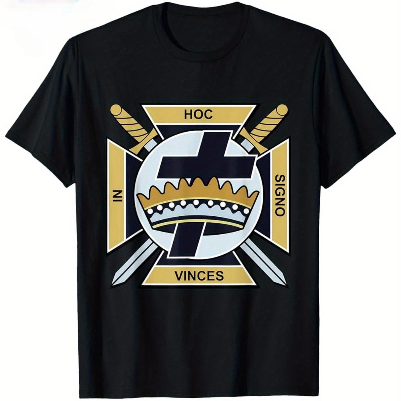 Knights Templar Masonic York Rite Golden Crusader Emblem T-Shirt 100% Cotton O-Neck Short Sleeve Summer Casual Mens T-shirt 3XL
Knights Templar Masonic York Rite Golden Crusader Emblem T-Shirt 100% Cotton O-Neck Short Sleeve Summer Casual Mens T-shirt 3XL
